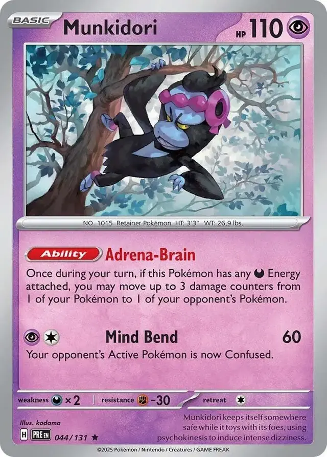 Munkidori - Pokemon Prismatic Evolutions #44
