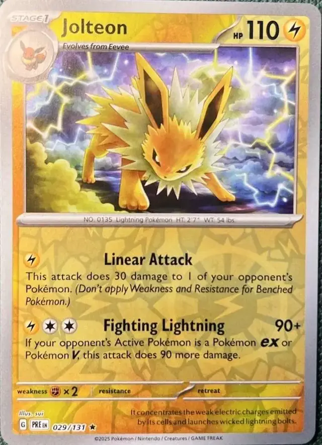 Jolteon [Reverse] - Pokemon Prismatic Evolutions #29
