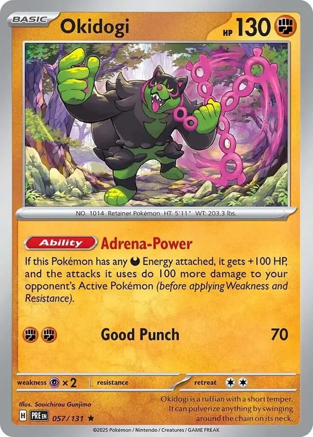 Okidogi - Pokemon Prismatic Evolutions #57