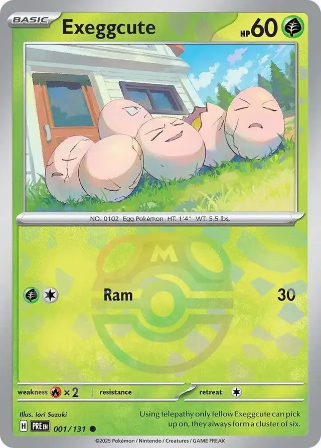 Exeggcute [Master Ball] - Pokemon Prismatic Evolutions #1