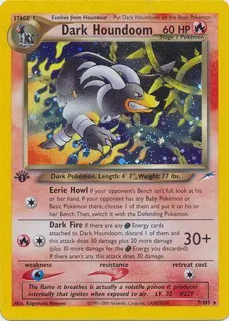 Dark Houndoom [1st Edition] - Pokemon Neo Destiny #7