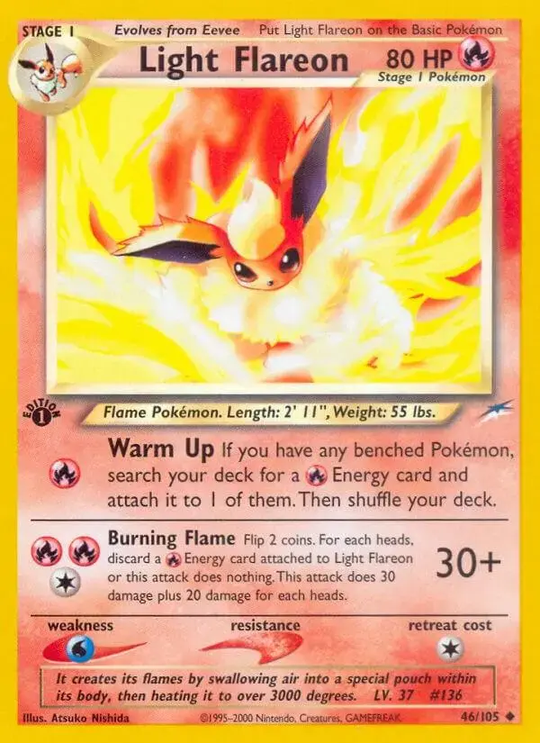 Light Flareon [1st Edition] - Pokemon Neo Destiny #46