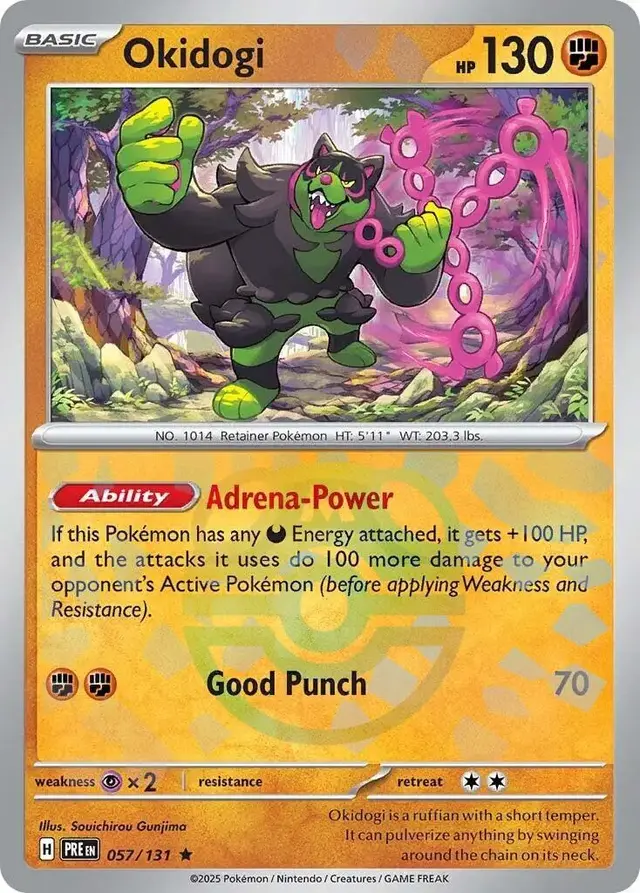 Okidogi [Master Ball] - Pokemon Prismatic Evolutions #57