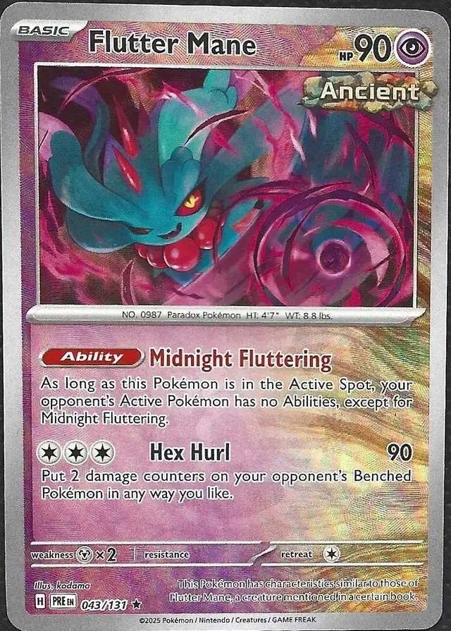 Flutter Mane [Reverse] - Pokemon Prismatic Evolutions #43