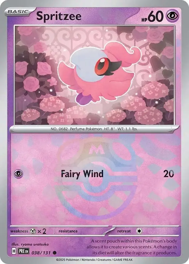 Spritzee [Master Ball] - Pokemon Prismatic Evolutions #38