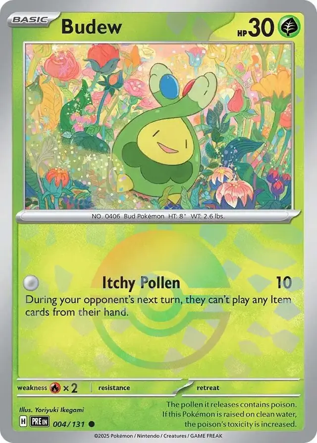 Budew [Poke Ball] - Pokemon Prismatic Evolutions #4