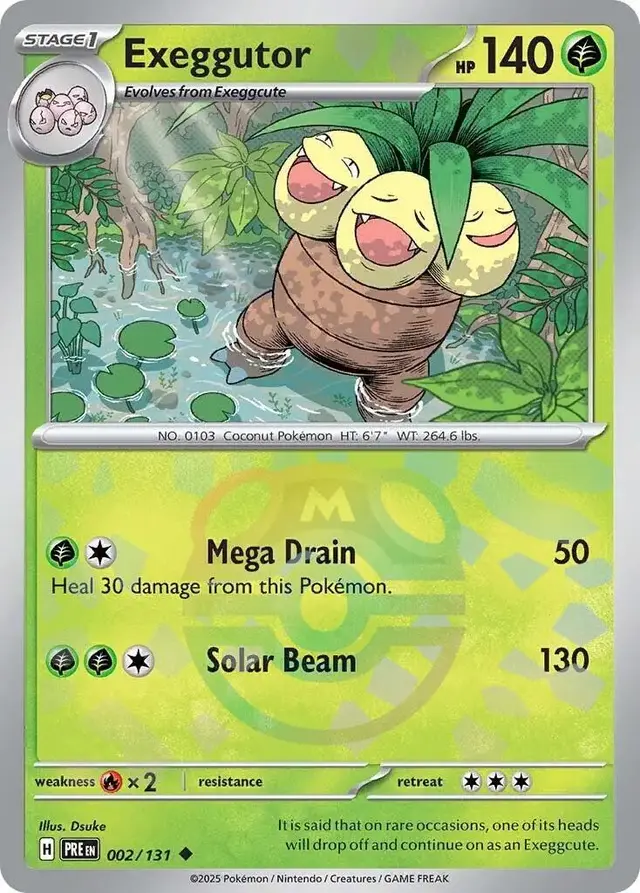 Exeggutor [Master Ball] - Pokemon Prismatic Evolutions #2