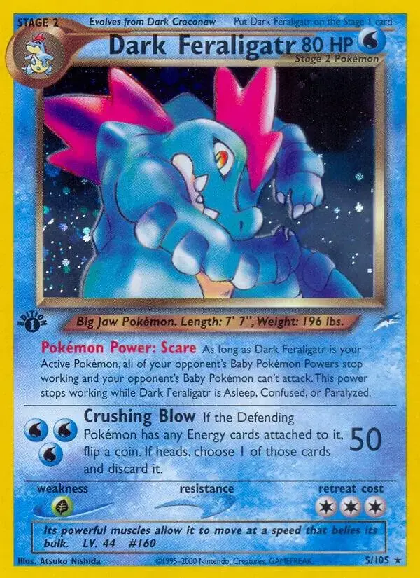 Dark Feraligatr [1st Edition] - Pokemon Neo Destiny #5