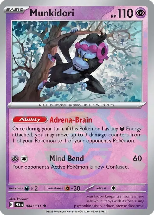 Munkidori [Master Ball] - Pokemon Prismatic Evolutions #44