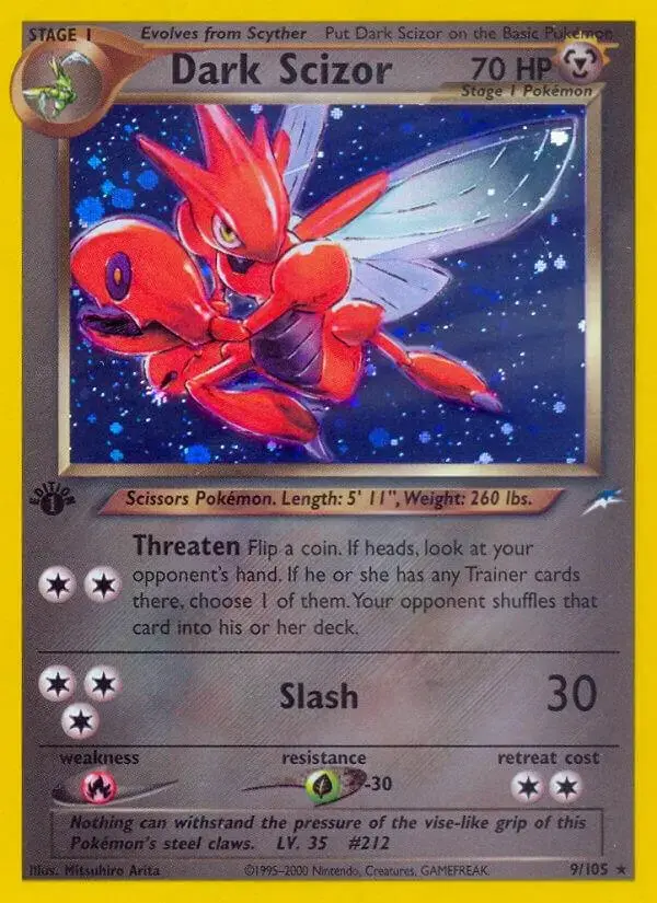 Dark Scizor [1st Edition] - Pokemon Neo Destiny #9