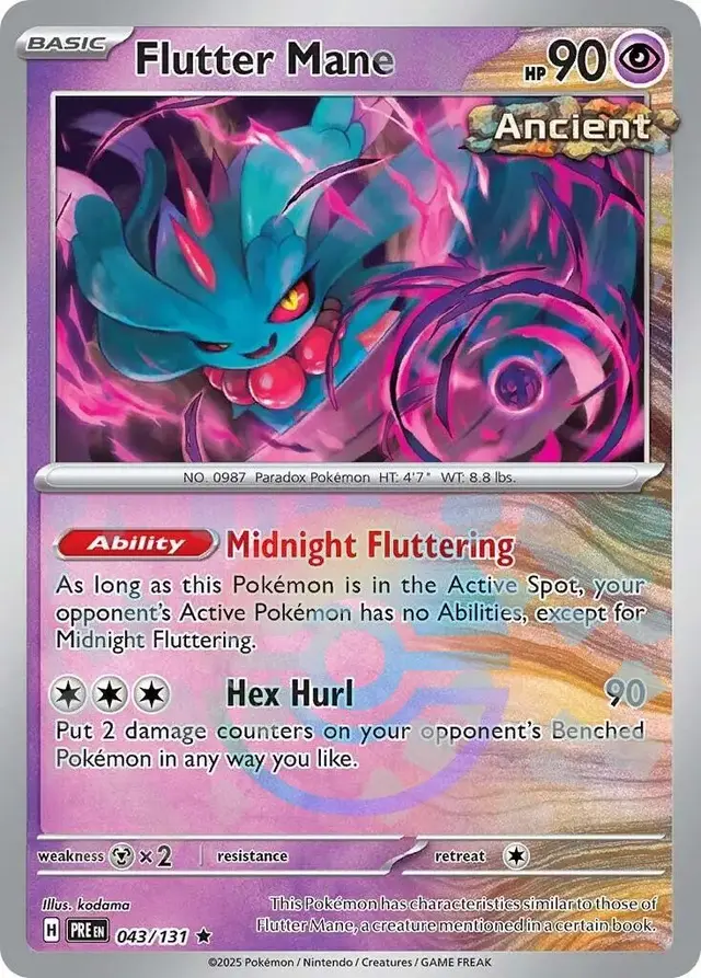 Flutter Mane [Poke Ball] - Pokemon Prismatic Evolutions #43