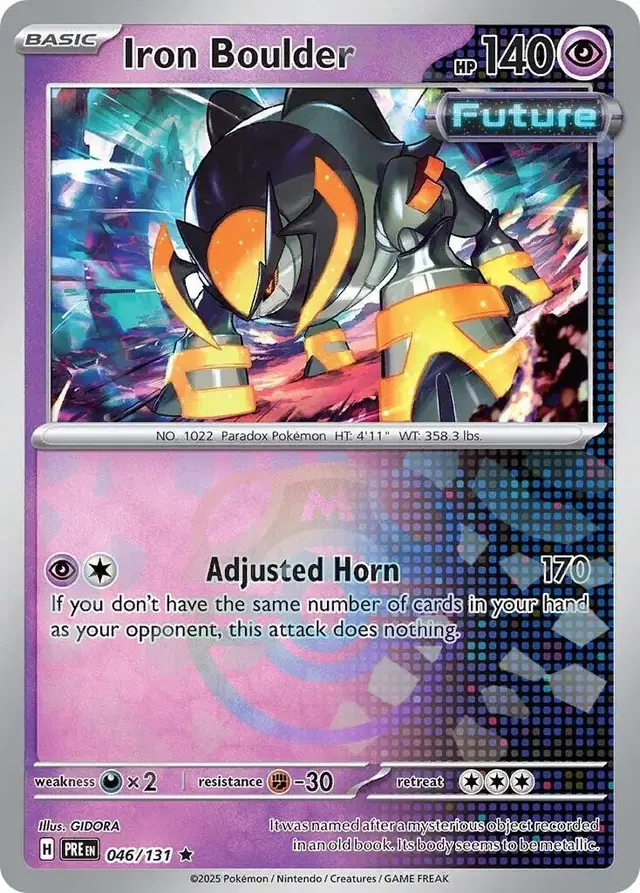Iron Boulder [Master Ball] - Pokemon Prismatic Evolutions #46