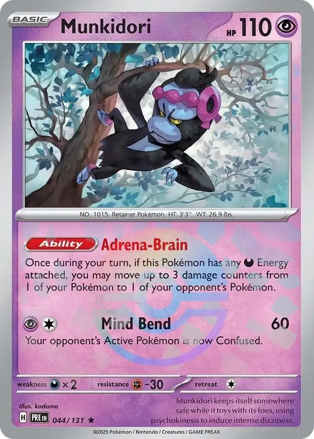 Munkidori [Poke Ball] - Pokemon Prismatic Evolutions #44