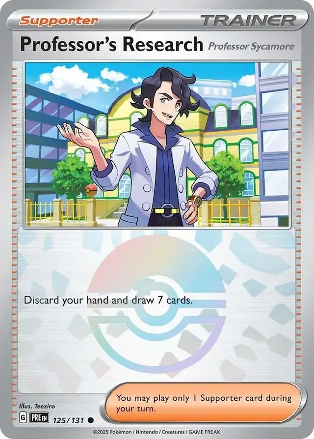Professor's Research: Professor Sycamore [Poke Ball]