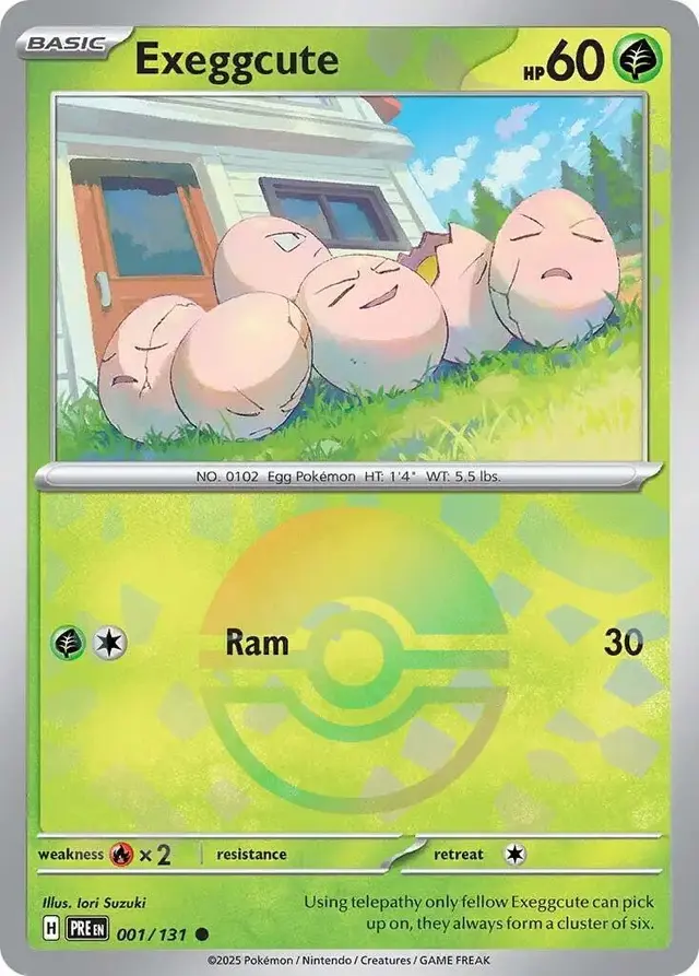 Exeggcute [Poke Ball] - Pokemon Prismatic Evolutions #1