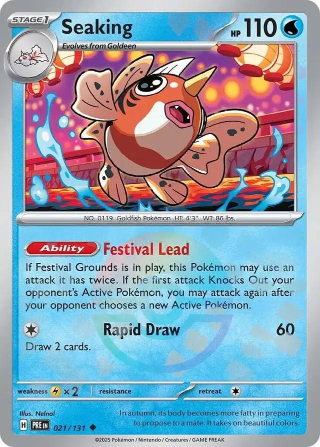 Seaking [Poke Ball] - Pokemon Prismatic Evolutions #21