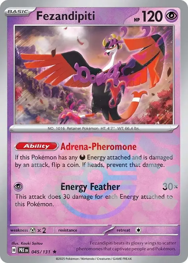 Fezandipiti [Poke Ball] - Pokemon Prismatic Evolutions #45