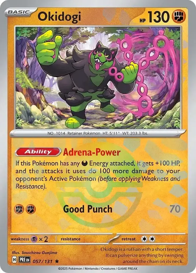Okidogi [Poke Ball] - Pokemon Prismatic Evolutions #57