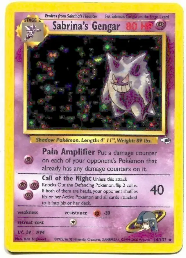 Sabrina's Gengar - Pokemon Gym Heroes #14