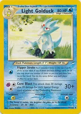 Light Golduck - Pokemon Neo Destiny #47