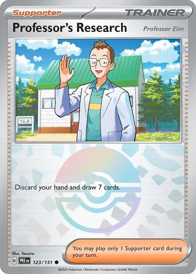 Professor's Research: Professor Elm [Poke Ball]