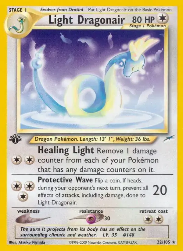 Light Dragonair [1st Edition] - Pokemon Neo Destiny #22