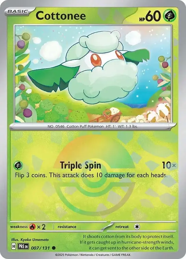 Cottonee [Poke Ball] - Pokemon Prismatic Evolutions #7