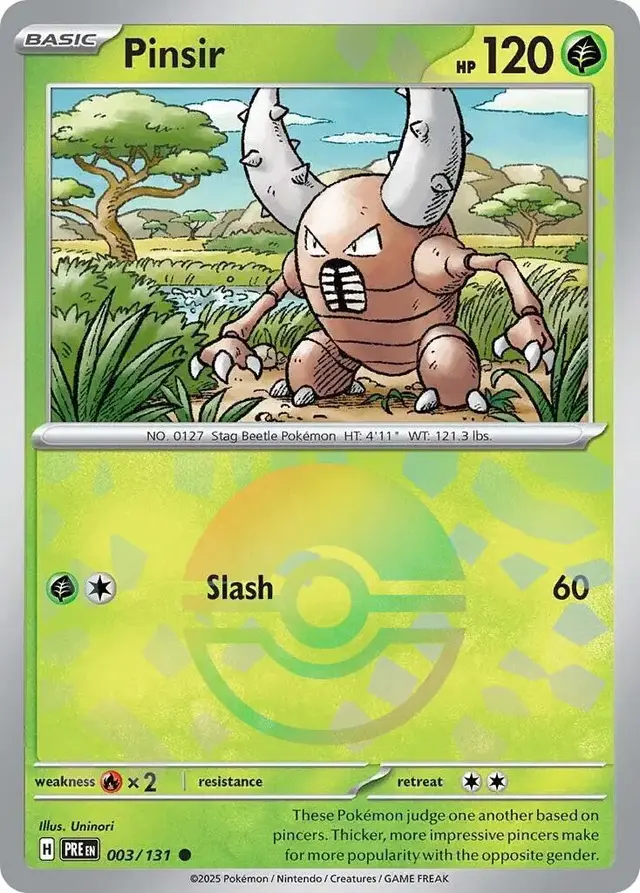 Pinsir [Poke Ball] - Pokemon Prismatic Evolutions #3