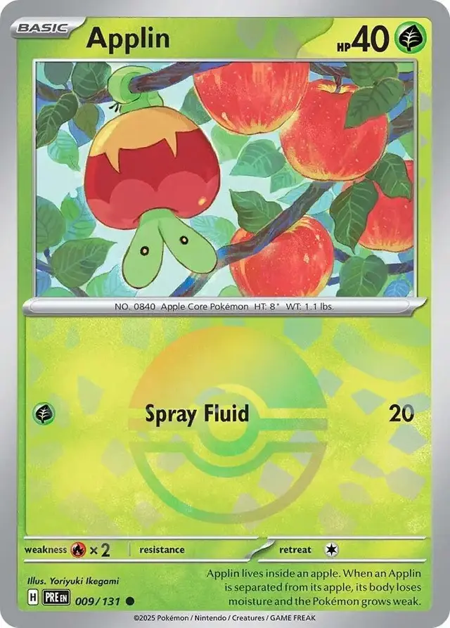 Applin [Poke Ball] - Pokemon Prismatic Evolutions #9