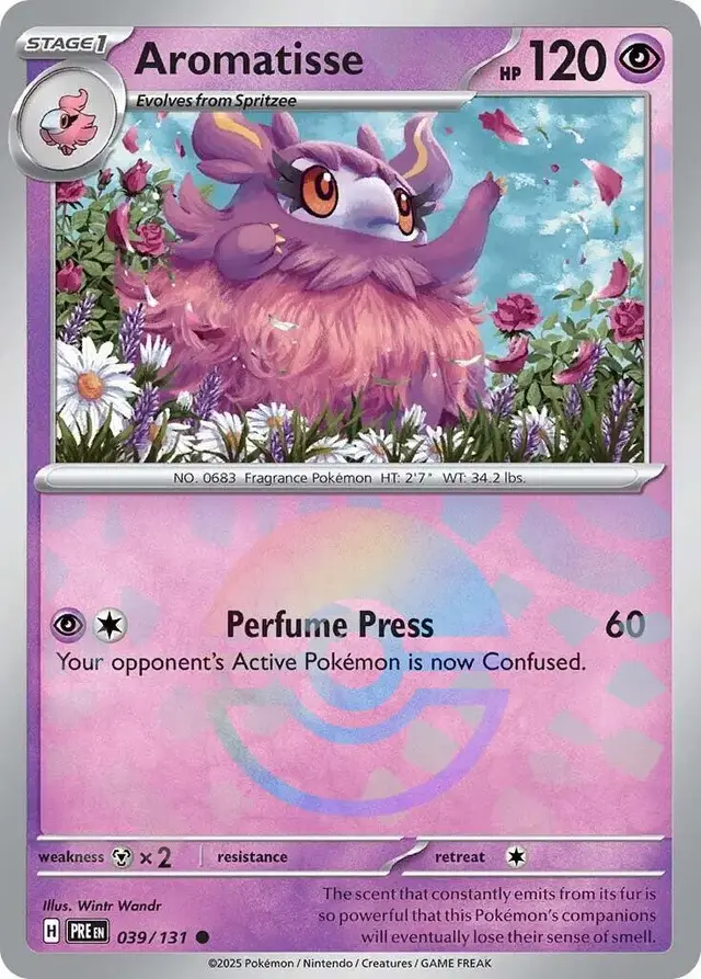 Aromatisse [Poke Ball] - Pokemon Prismatic Evolutions #39
