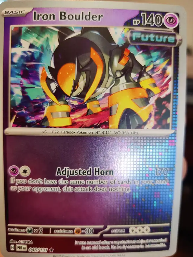 Iron Boulder [Reverse] - Pokemon Prismatic Evolutions #46