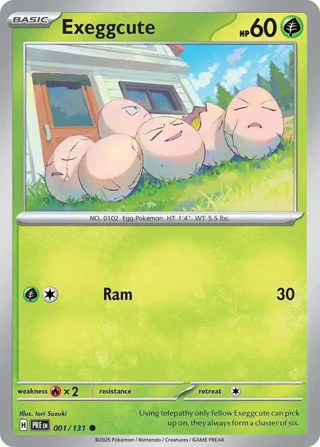 Exeggcute - Pokemon Prismatic Evolutions #1