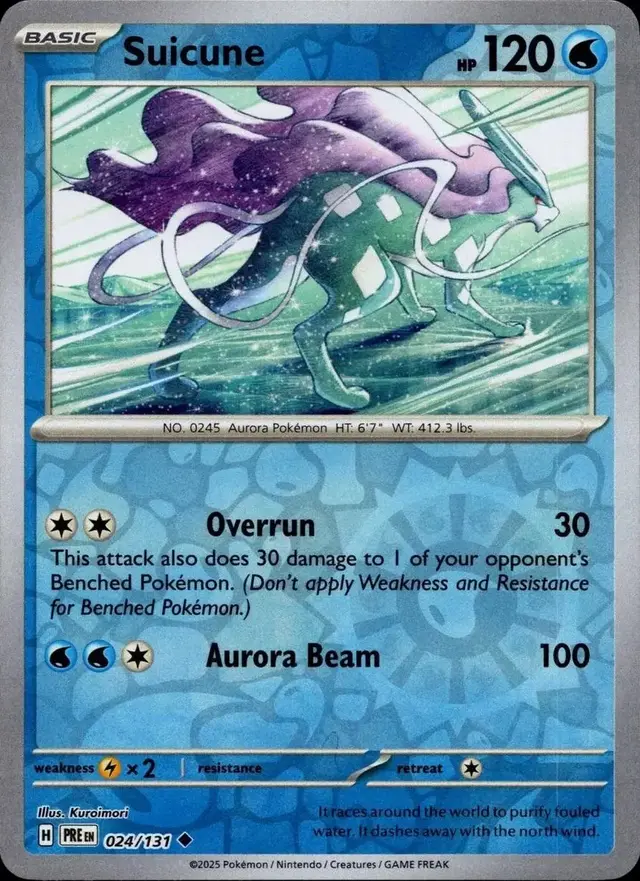 Suicune [Reverse] - Pokemon Prismatic Evolutions #24