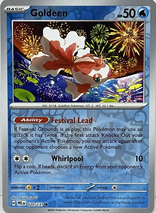 Goldeen [Reverse] - Pokemon Prismatic Evolutions #20