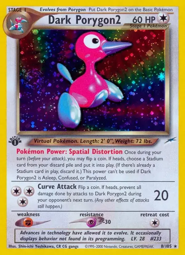 Dark Porygon2 [1st Edition] - Pokemon Neo Destiny #8