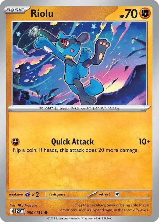 Riolu - Pokemon Prismatic Evolutions #50