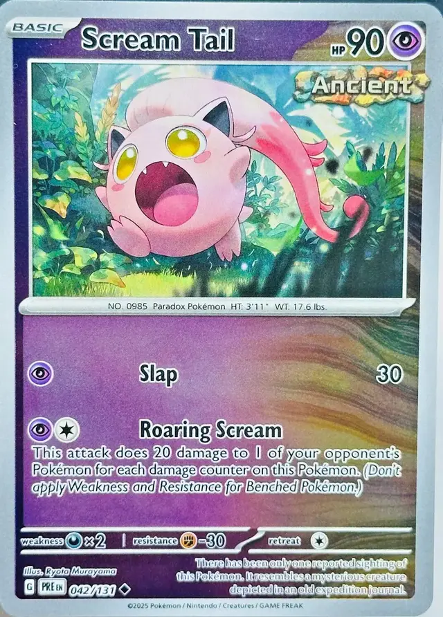 Scream Tail [Reverse] - Pokemon Prismatic Evolutions #42