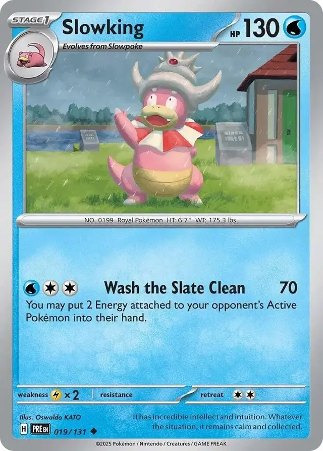 Slowking - Pokemon Prismatic Evolutions #19