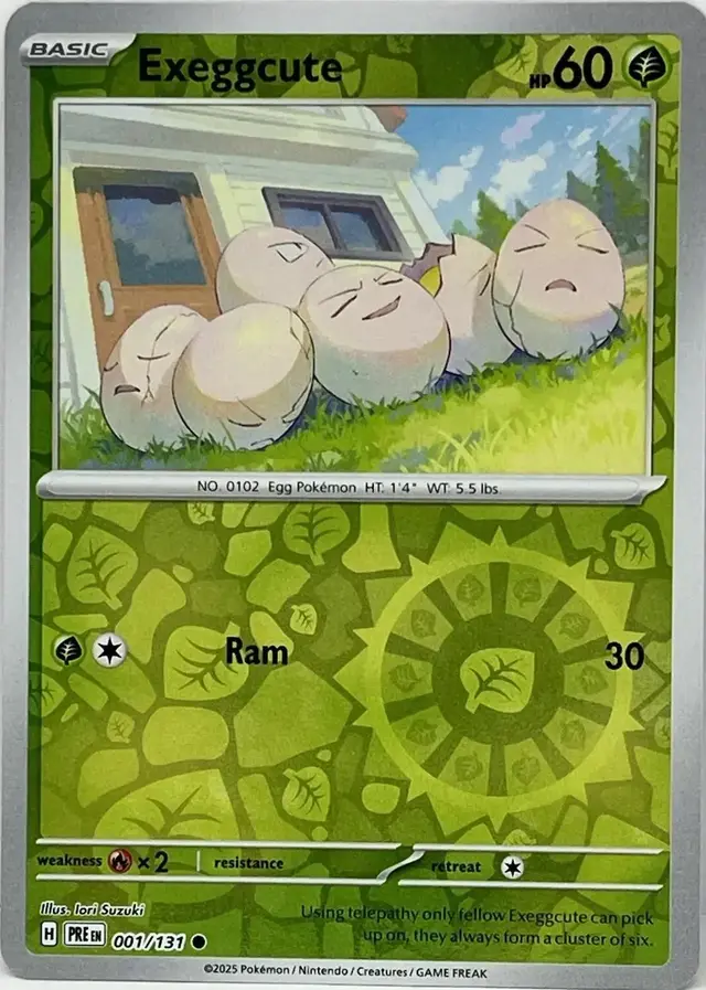 Exeggcute [Reverse] - Pokemon Prismatic Evolutions #1