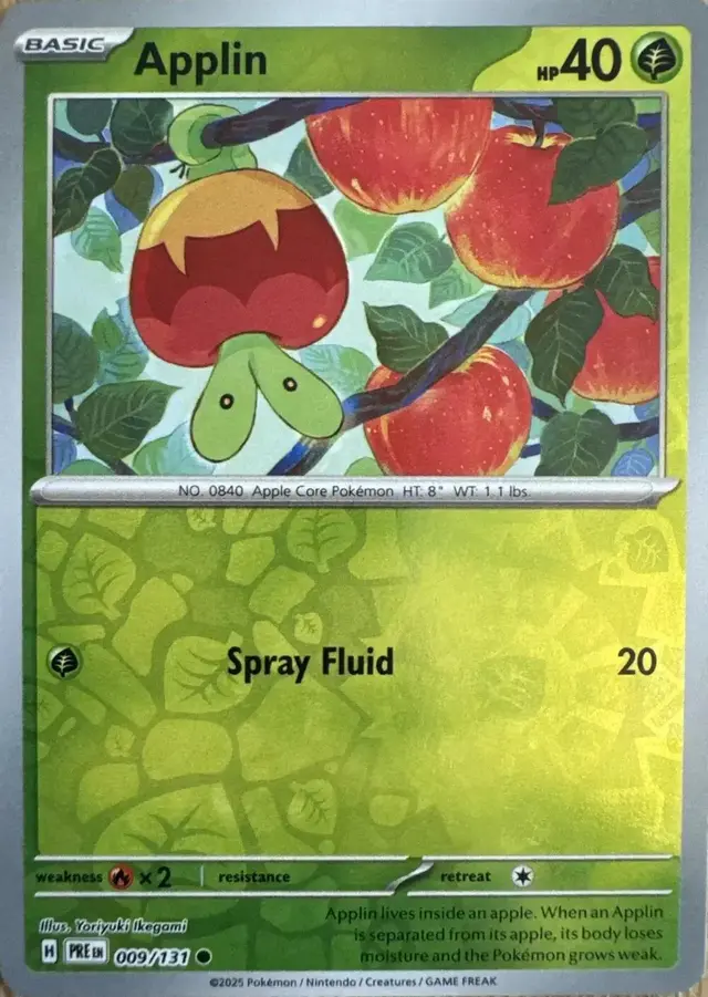 Applin [Reverse] - Pokemon Prismatic Evolutions #9
