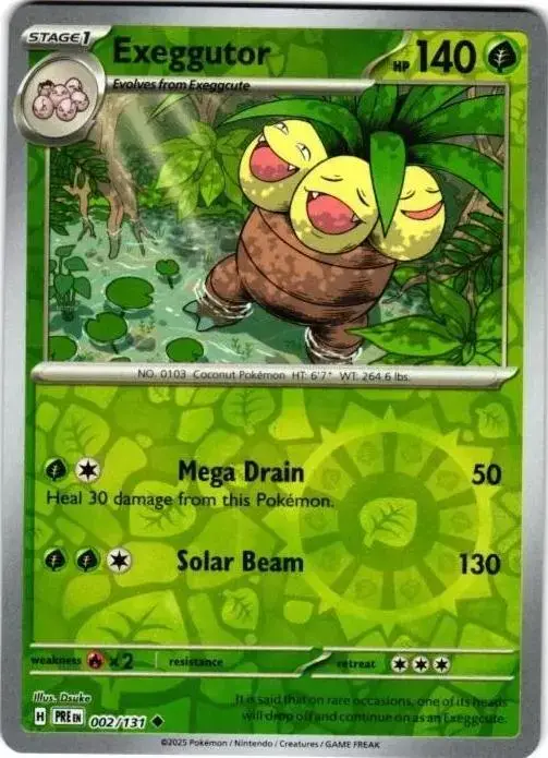 Exeggutor [Reverse] - Pokemon Prismatic Evolutions #2