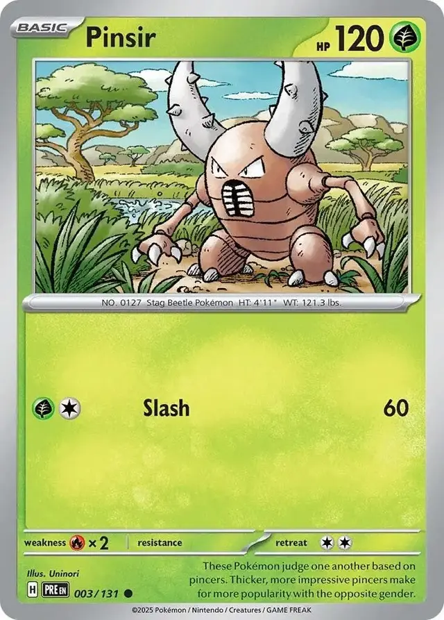 Pinsir - Pokemon Prismatic Evolutions #3
