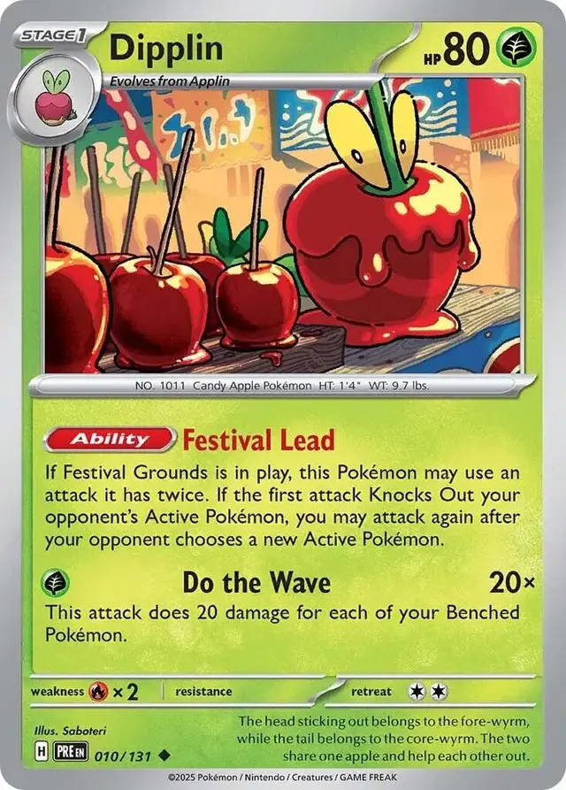 Dipplin - Pokemon Prismatic Evolutions #10
