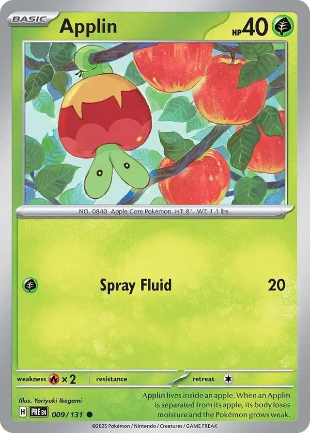 Applin - Pokemon Prismatic Evolutions #9