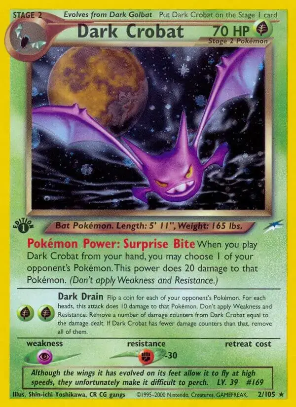 Dark Crobat [1st Edition] - Pokemon Neo Destiny #2