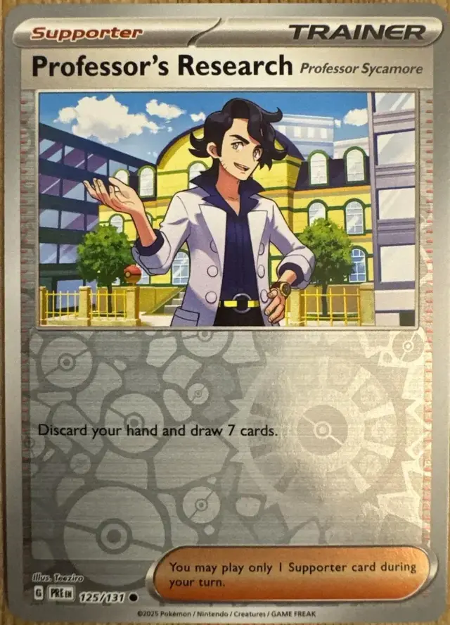 Professor's Research: Professor Sycamore [Reverse]