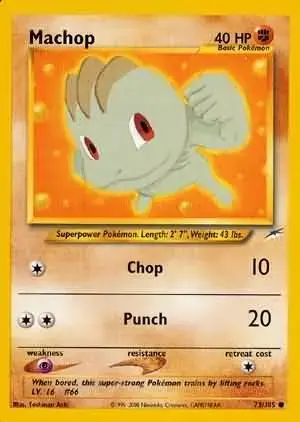Machop - Pokemon Neo Destiny #73