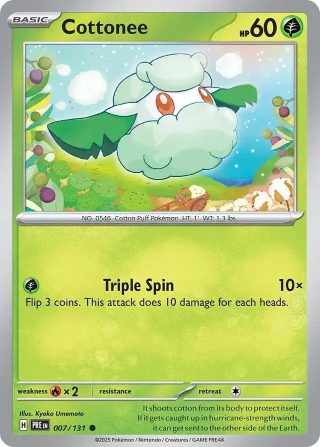 Cottonee - Pokemon Prismatic Evolutions #7