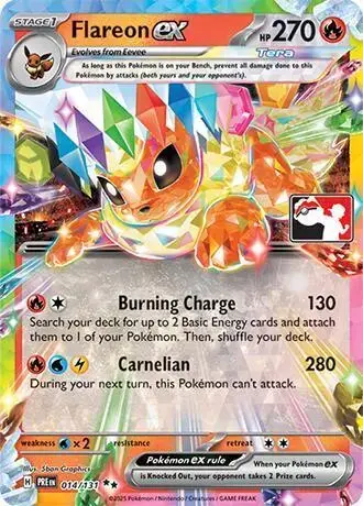 Flareon Ex [Prize Pack] - Pokemon Prize Pack Series #14