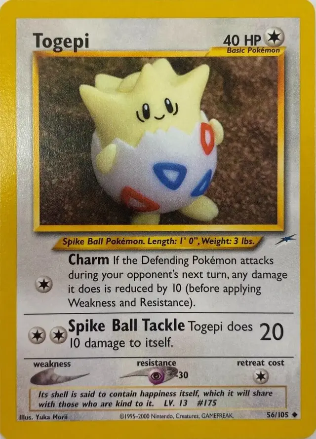 Togepi - Pokemon Neo Destiny #56